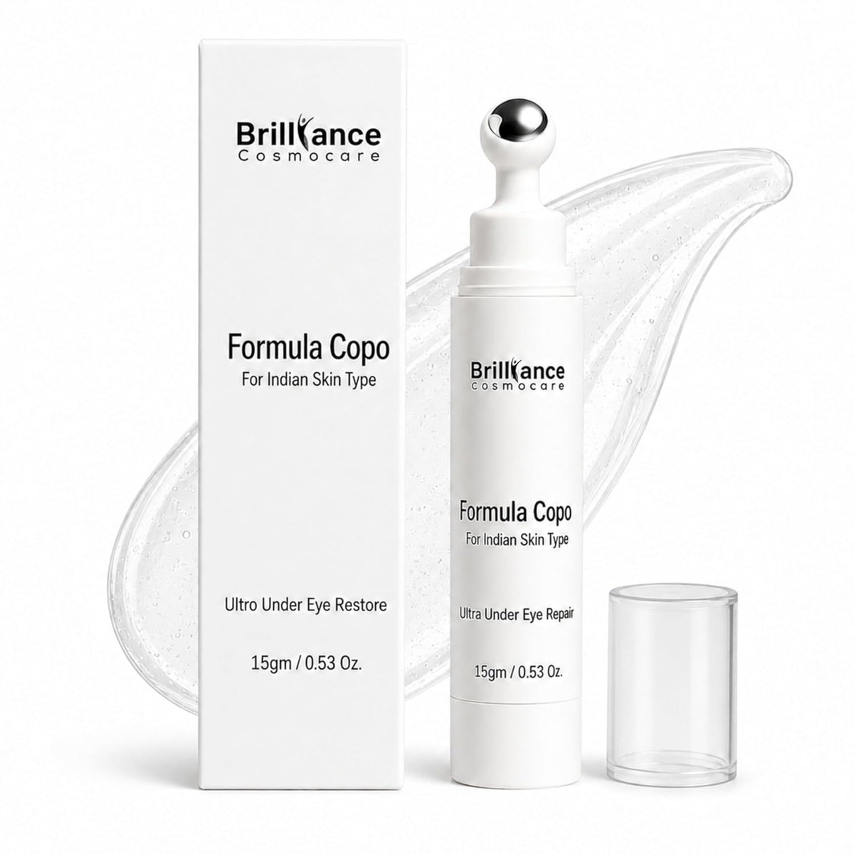 Ultra Under Eye Serum for Dark Circles Removal and Wrinkles, Heals Puffy Eyes and Fine Lines