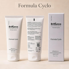 Brilliance Mineral Sunscreen SPF 50+++ Advanced Shield 25% Zinc Oxide + 2% Niacinamide + 1% Hyaluronic Acid + Vitamin C