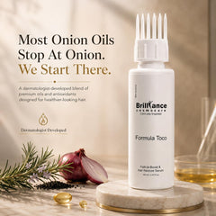 Brilliance Cosmocare Rosemary & Onion Hair Growth Oil | Minoxidil-Free Hair Restoration Oil
