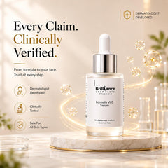 Vitamin C 20% and Hyaluronic Acid 2% for Glowing Skin | Vitamin C Serum for All Indian Skin,