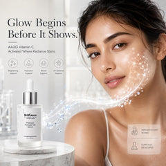 Vitamin C 20% and Hyaluronic Acid 2% for Glowing Skin | Vitamin C Serum for All Indian Skin,