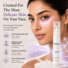 Ultra Under Eye Serum for Dark Circles Removal and Wrinkles, Heals Puffy Eyes and Fine Lines