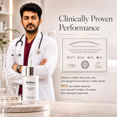 Vitamin C 20% and Hyaluronic Acid 2% for Glowing Skin | Vitamin C Serum for All Indian Skin,