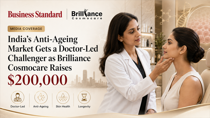 India’s Anti-Ageing Market Gets a Doctor-Led Challenger as Brilliance Cosmocare Raises $200,000