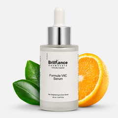 Brilliance Cosmocare Vitamin C 15% + Hyaluronic Acid 1.5% + Niacinamide 3% Serum, 30ml | Brightening & Hydrating Serum for Glowing Skin | 30ml