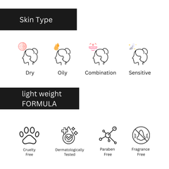 Vitamin C 20% and Hyaluronic Acid 2% for Glowing Skin | Vitamin C Serum for All Indian Skin,